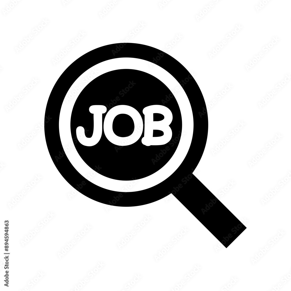 Finding job icon vector illustration graphic design Finding job icon vector illustration graphic design