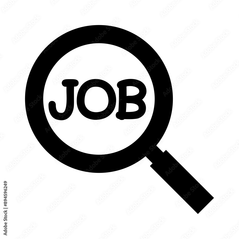 Finding job icon vector illustration graphic design Finding job icon vector illustration graphic design