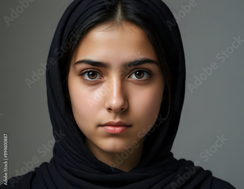 portrait of an arabic woman, beautiful iranian woman.