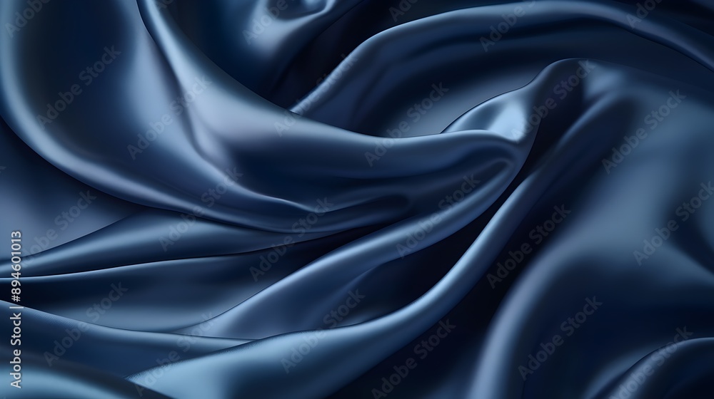 Texture, background. template. Silk fabric blue, Blue silk UHD Wallpaper