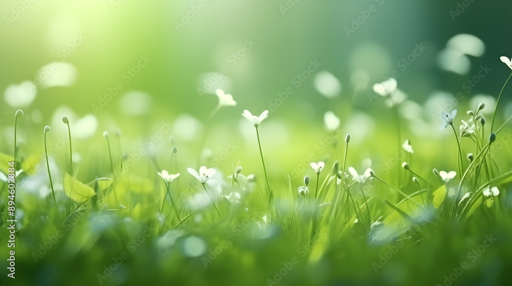 3D rendering of light grass UHD Wallpaper 3D rendering of light grass UHD Wallpaper