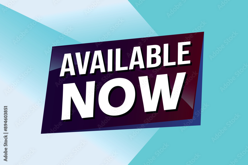 available now poster banner graphic design icon logo sign symbol social media website coupon
available now poster banner graphic design icon logo sign symbol social media website coupon