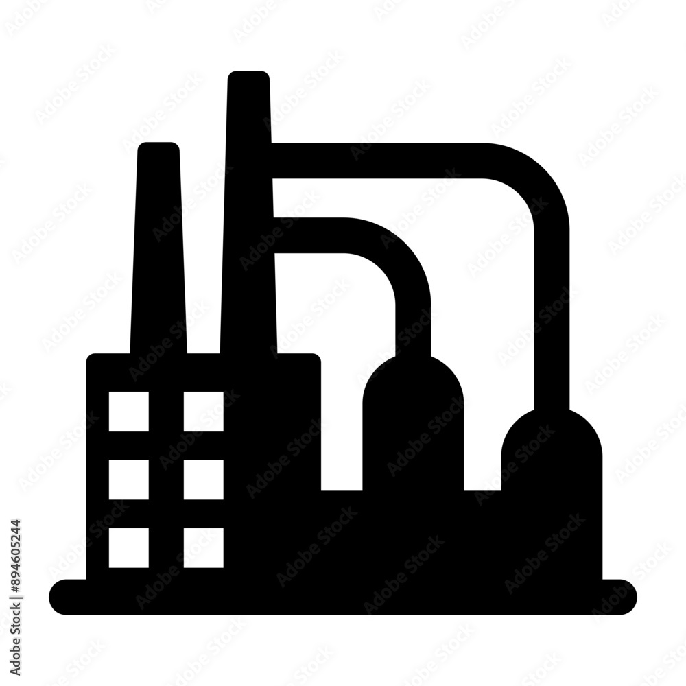 Factory icon vector illustration graphic design