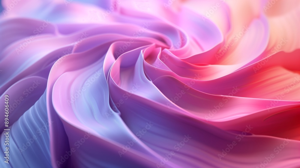 Fototapeta premium Abstract Fabric Motion Texture With Gentle Curves And Modern Aesthetic Designed For Creative Visual Projects