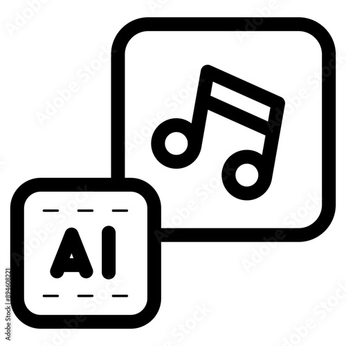 ai music song icon