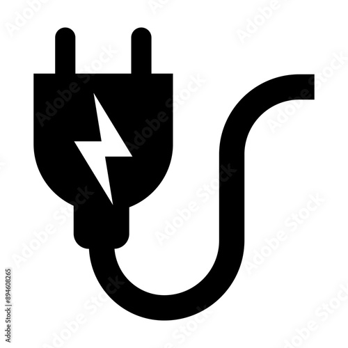 Power, plug icon vector illustration graphic design