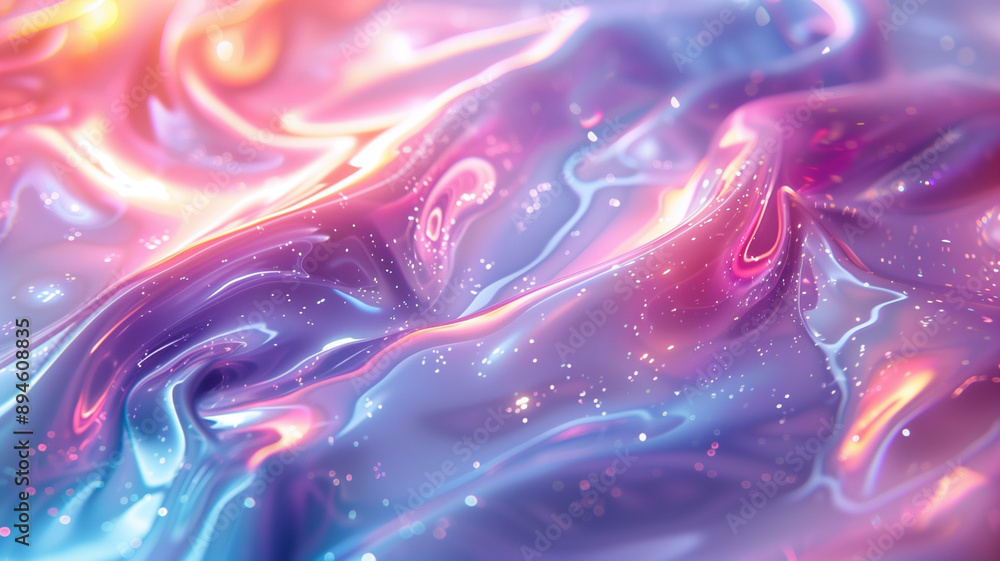 Holographic Abstract soft pastel colors backdrop Holographic Abstract soft pastel colors backdrop