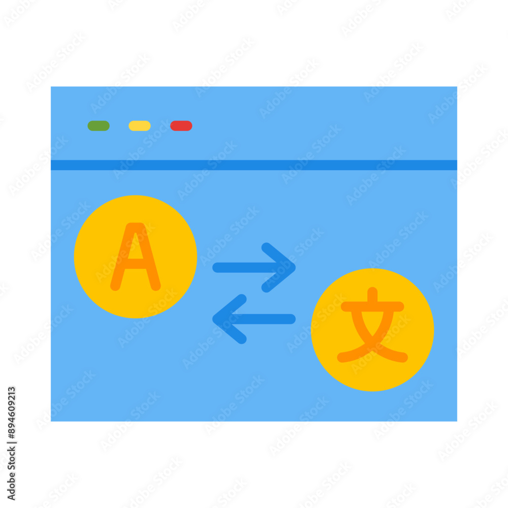 Translator Flat Icon Translator Flat Icon