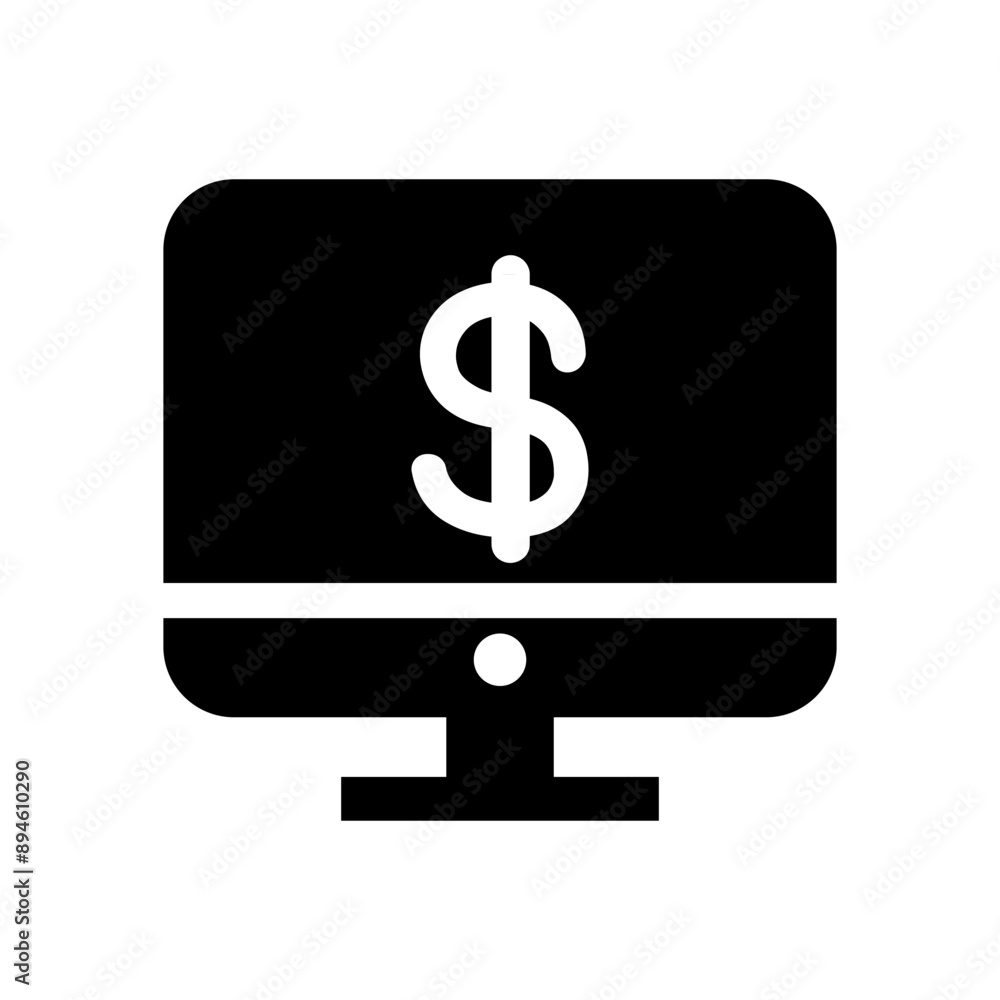 Online investment icon vector illustration graphic design Online investment icon vector illustration graphic design