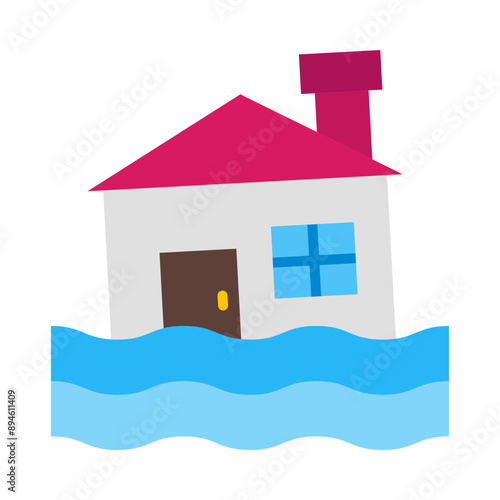 Flood Flat Icon