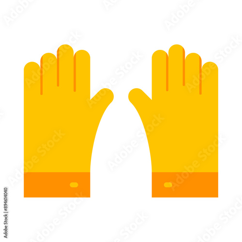 Gloves Flat Icon