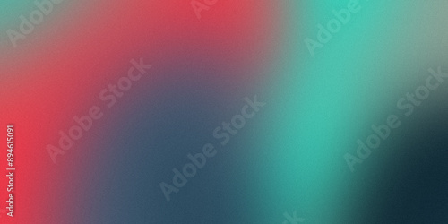 Colorful modern gradient background red and green texture noise