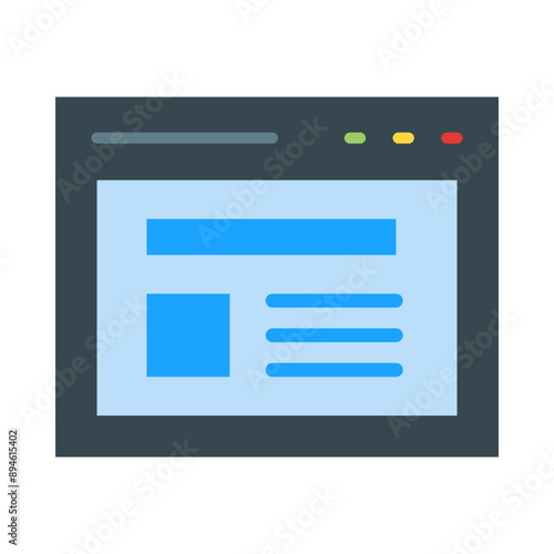 Free Download Web Design Flat Icon - GFXLoad