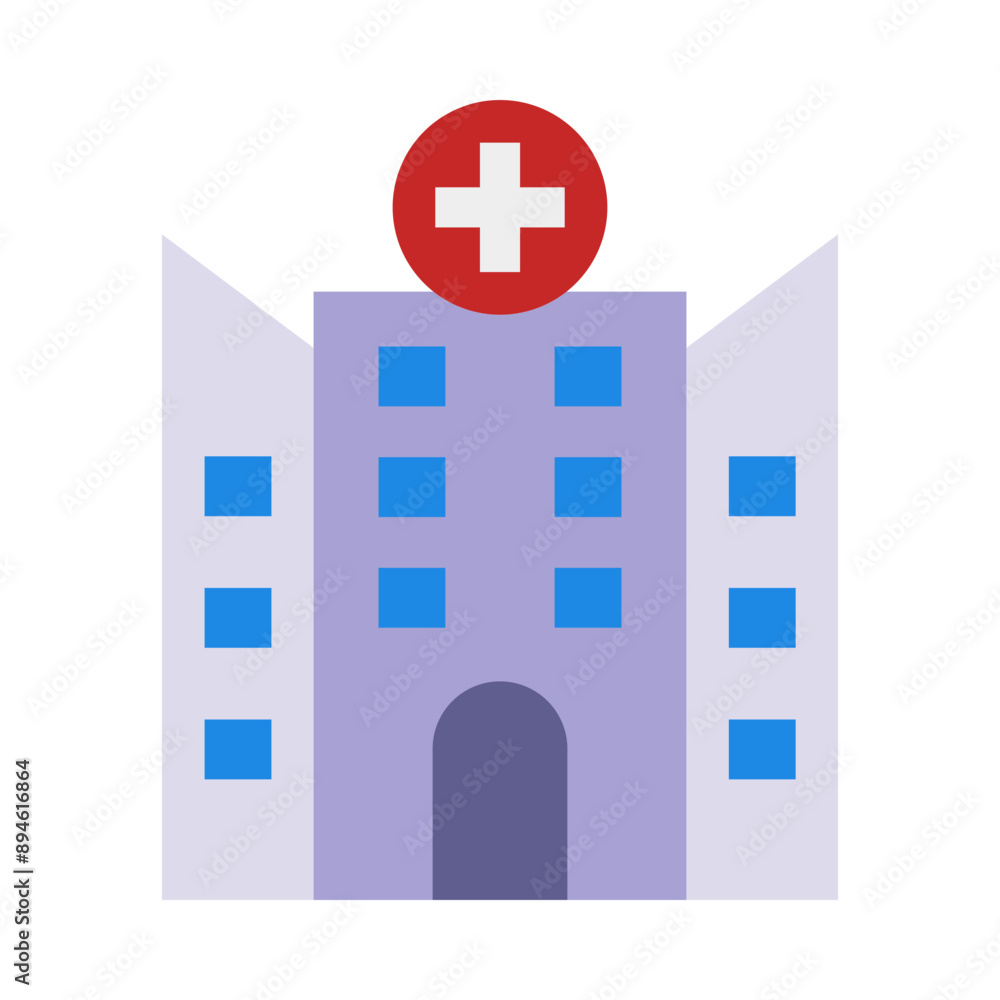 Obraz premium Hospital Flat Icon