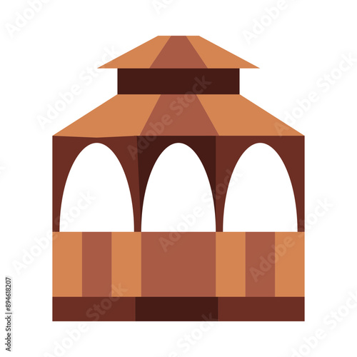 Gazebo Flat Icon