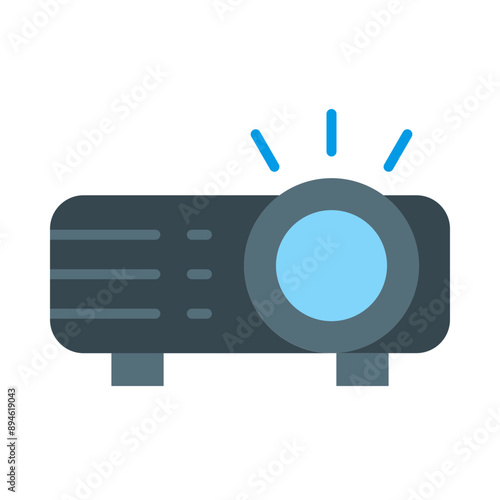 Projector Flat Icon