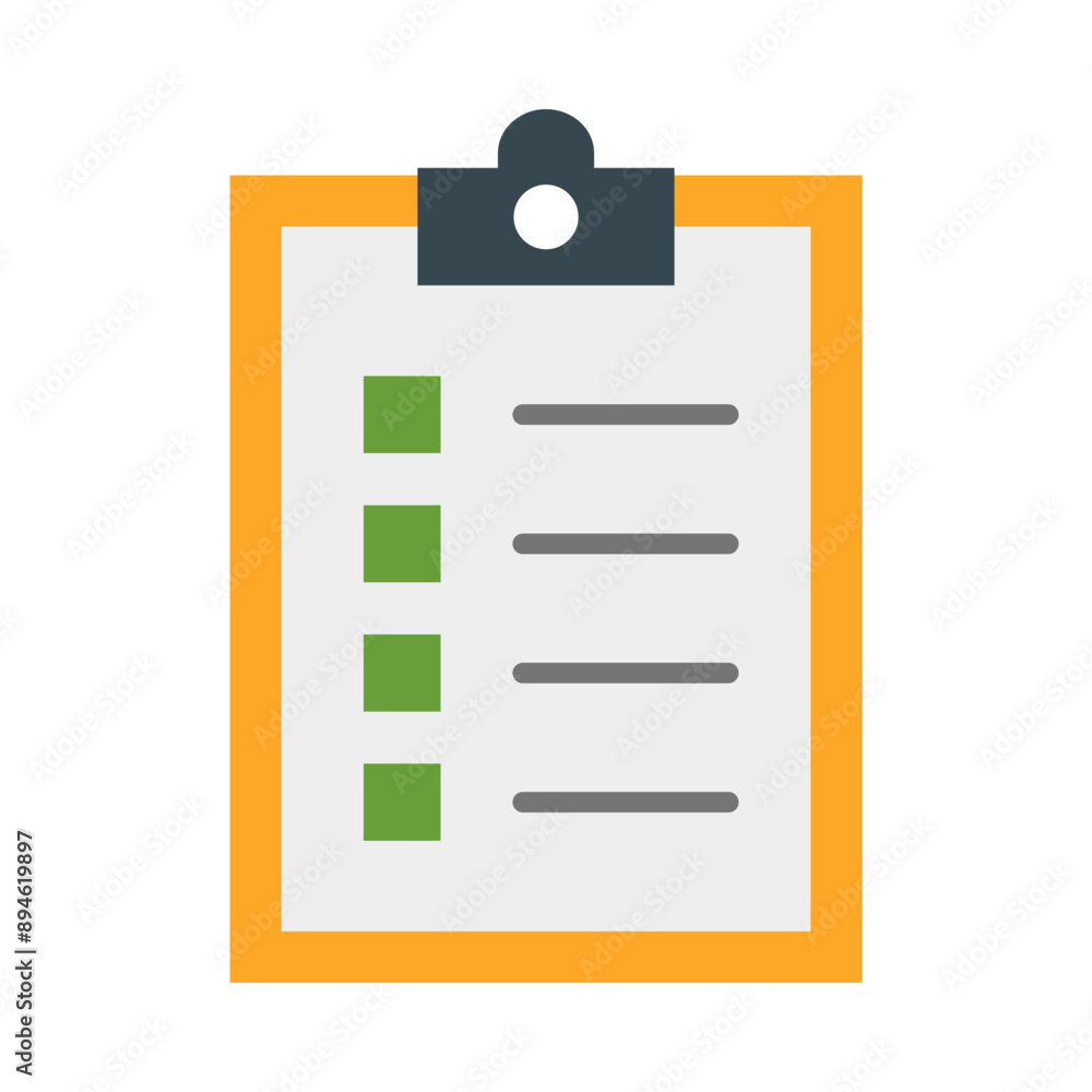 Survey Flat Icon Survey Flat Icon