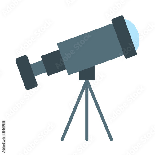 Telescopic Flat Icon