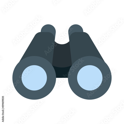 Binoculars Flat Icon