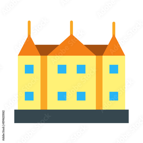 Motel Flat Icon