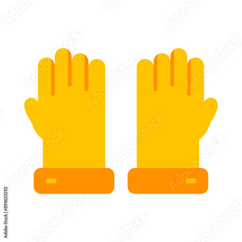 Gloves Flat Icon