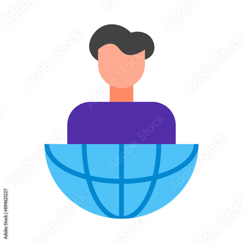 Outsourcing Flat Icon