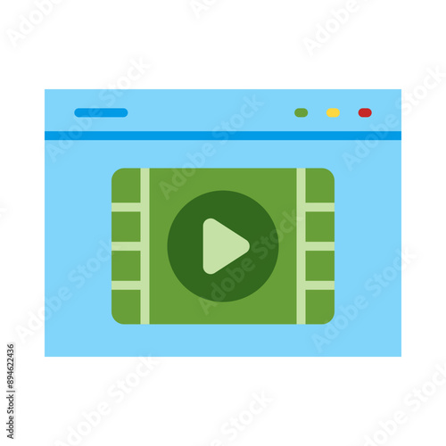 Video Flat Icon