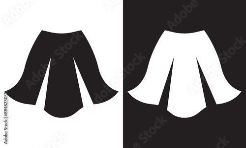skirt icon. Vector illustration. EPS 10