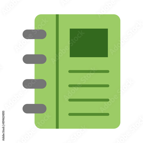 Diary Flat Icon