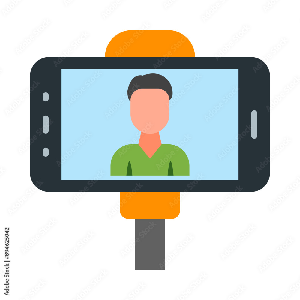 Selfie Flat Icon Selfie Flat Icon