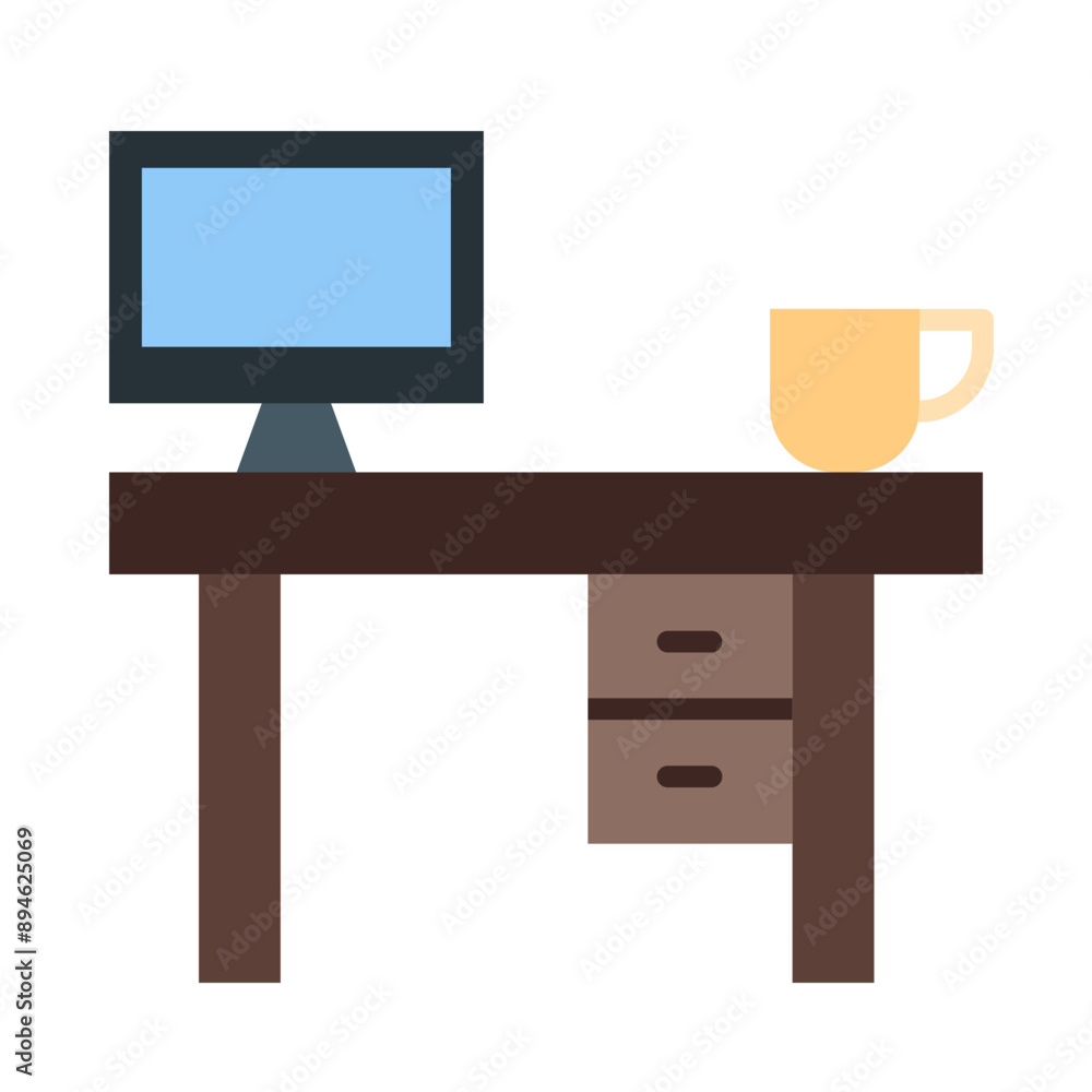Workplace Flat Icon