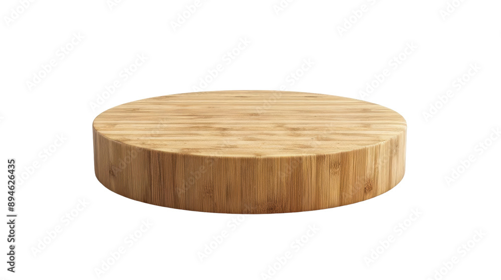 A wooden round table with a wooden top A wooden round table with a wooden top