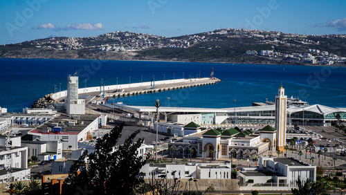 The architecture of Tangier in Morocco