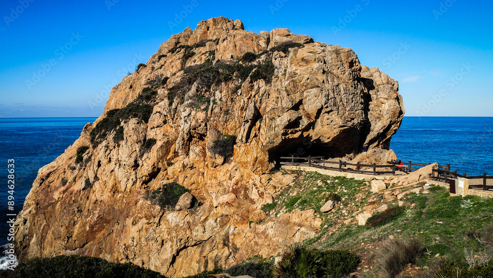 The landscape of Cape Spartel in Northern Morocco The landscape of Cape Spartel in Northern Morocco