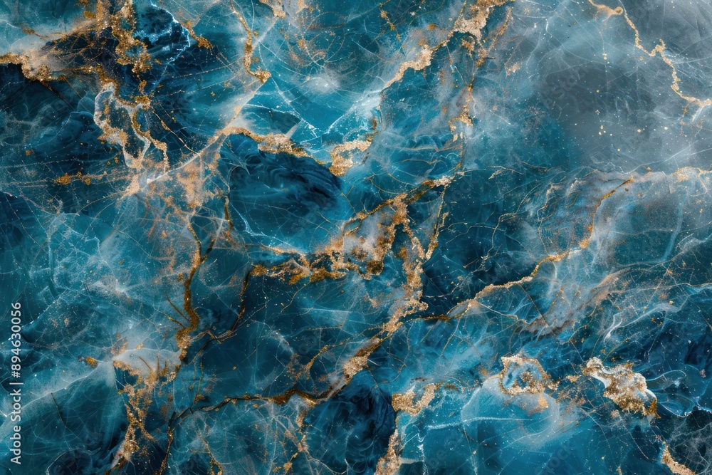 Stunning Blue and Gold Marble Texture with Elegant Veining, Decorative Surface with a Vibrant Sapphire Finish, Luxury Interior Design Inspiration Stunning Blue and Gold Marble Texture with Elegant Veining, Decorative Surface with a Vibrant Sapphire Finish, Luxury Interior Design Inspiration