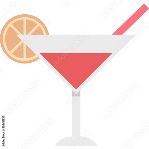 Lemonade vector icon in flat style 