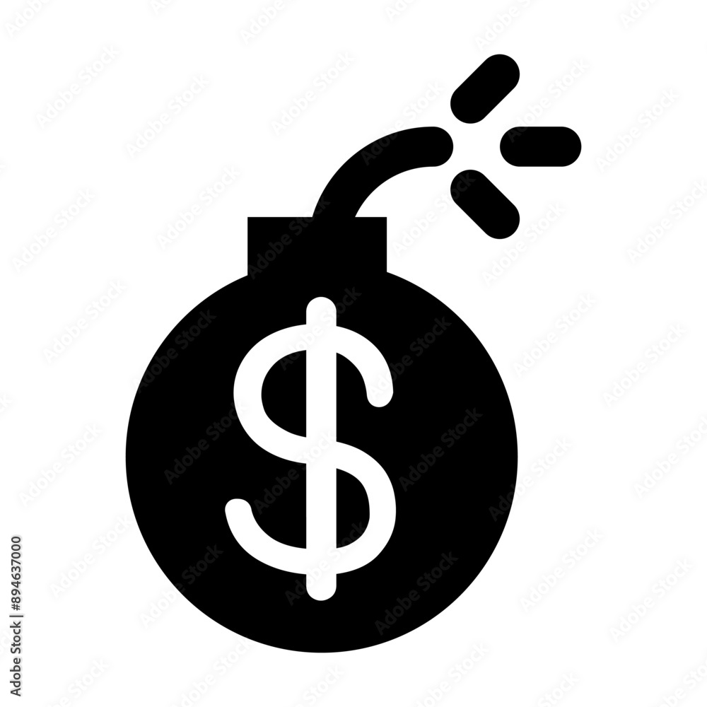 Business crisis icon vector illustration graphic design Business crisis icon vector illustration graphic design