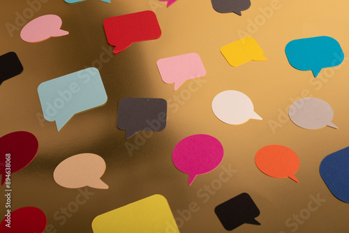 Colorful Speech Bubbles on ...