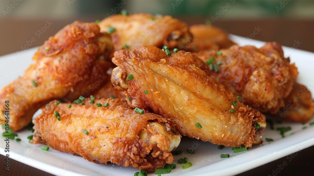 Deep fried chicken wings Deep fried chicken wings