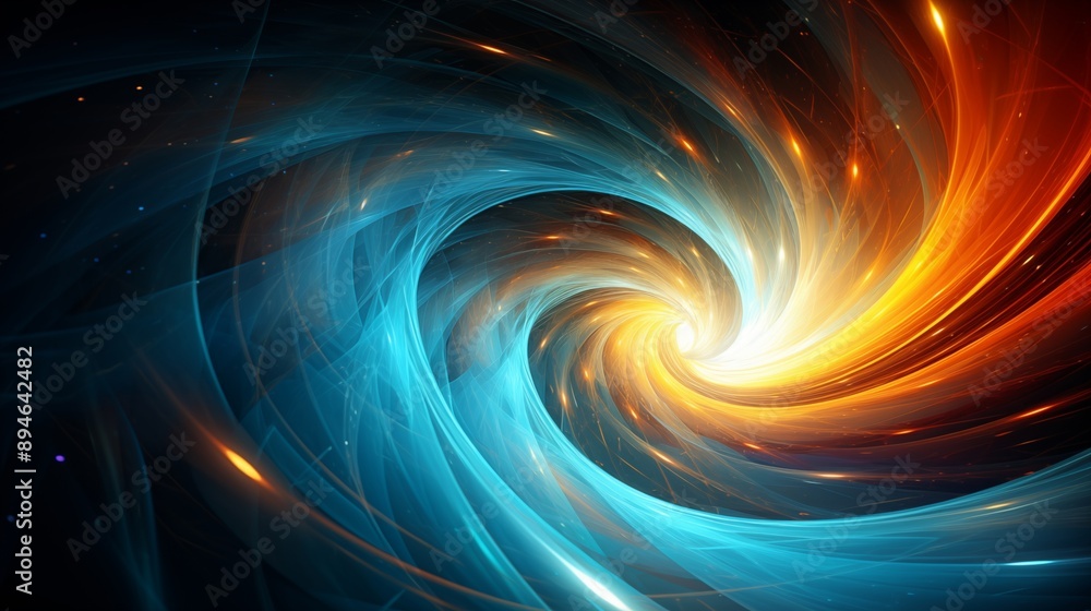 Scientific exploration of tunneling vortex patterns formed by flowing data concepts, presented through abstract, imaginative illustrations in the background, creating a visually captivating scientific Scientific exploration of tunneling vortex patterns formed by flowing data concepts, presented through abstract, imaginative illustrations in the background, creating a visually captivating scientific