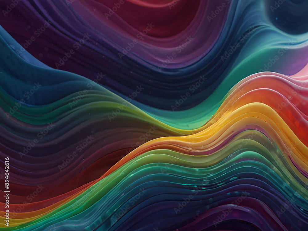 Obraz premium abstract background with dynamic fluid patterns Generative Ai