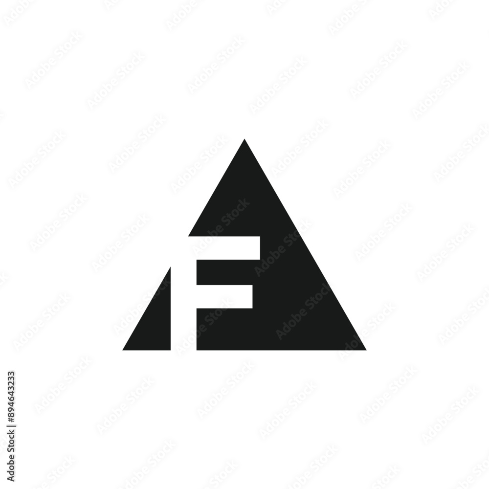 Letter F logo design vector with universal form and creative idea Letter F logo design vector with universal form and creative idea