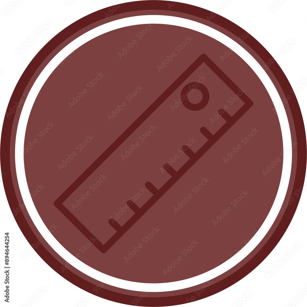 Ruler Vector Line Maroon Double Circle White Maroon Ruler Vector Line Maroon Double Circle White Maroon