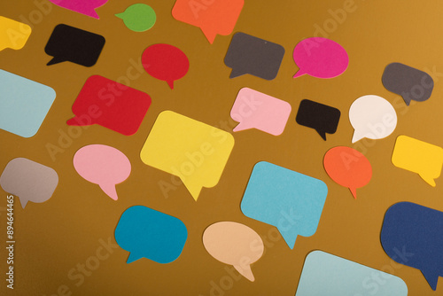 Colorful Speech Bubbles on ...