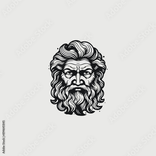 Zeus logo design vector illustration