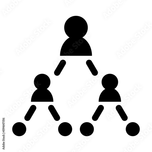 Organization chart icon vector illustration graphic design
