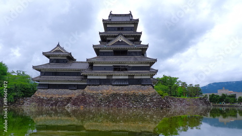 Wallpaper Mural 松本城天守閣（夏曇天）5 Torontodigital.ca