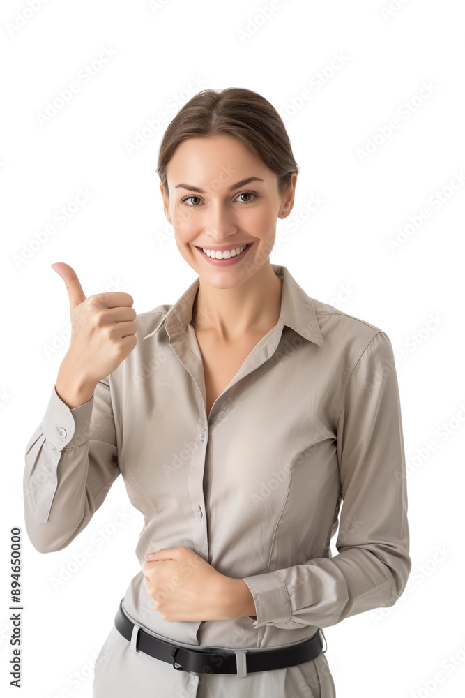 Business woman smiling and showing thumbs up,business approval,transparent background,PNG,clipart. Business woman smiling and showing thumbs up,business approval,transparent background,PNG,clipart.