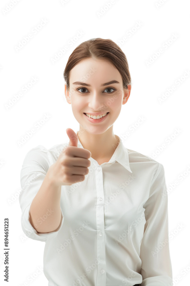 Business woman smiling and showing thumbs up,business approval,transparent background,PNG,clipart. Business woman smiling and showing thumbs up,business approval,transparent background,PNG,clipart.