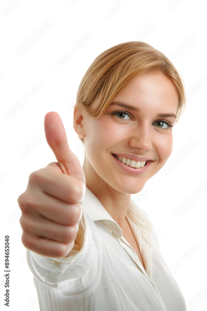Business woman smiling and showing thumbs up,business approval,transparent background,PNG,clipart. Business woman smiling and showing thumbs up,business approval,transparent background,PNG,clipart.